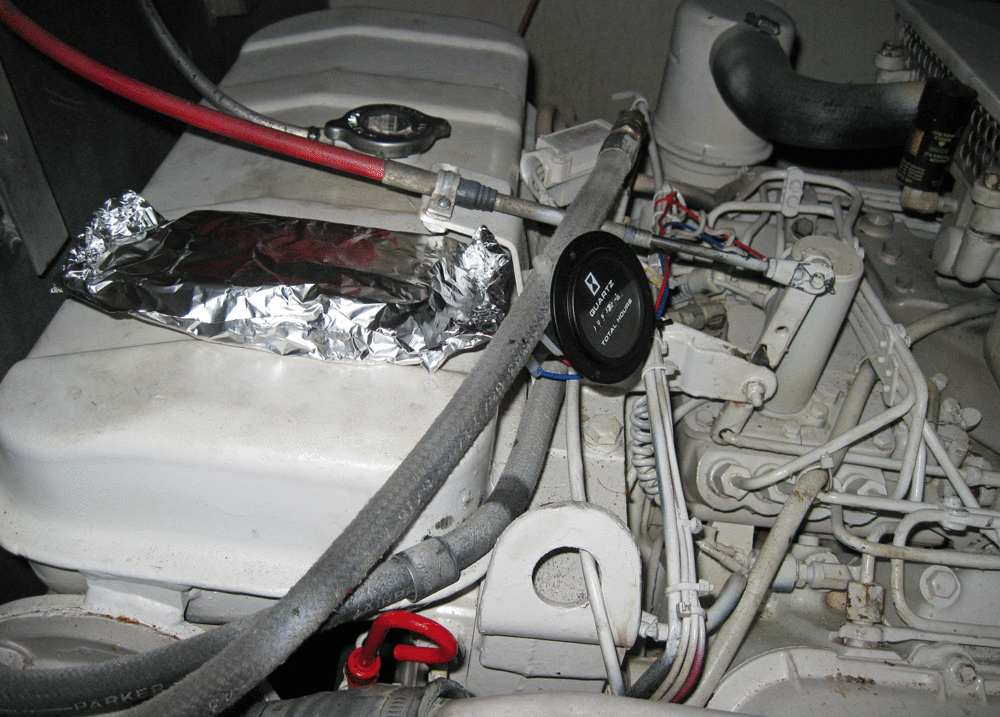 Thawing bread on engine 3208 Cat