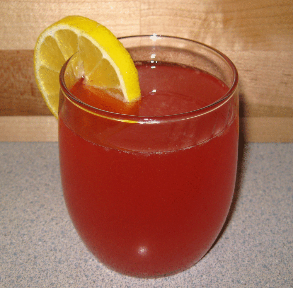 Highbush cranberry punch