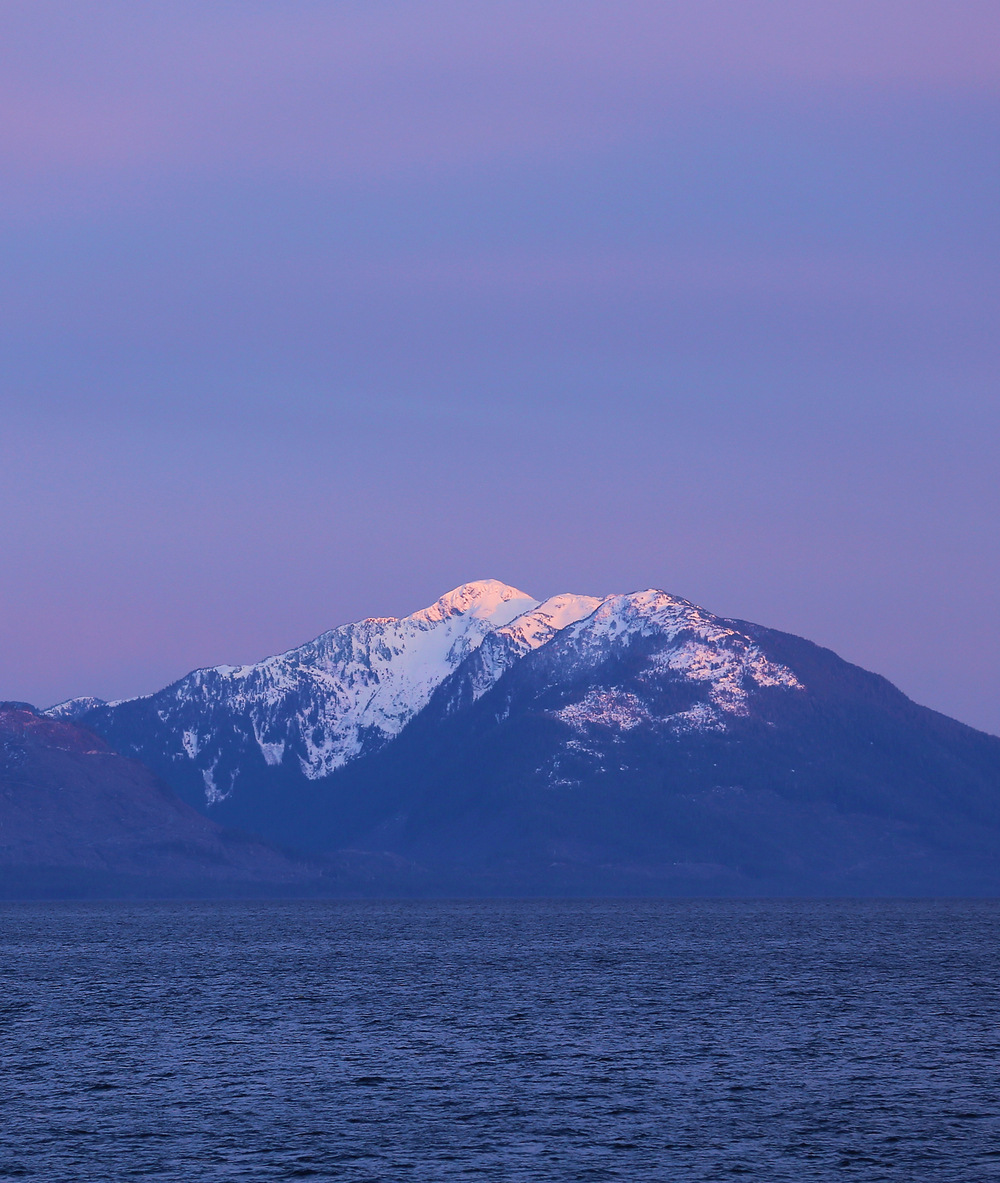 Alaska mountains violet purple pretty beautiful