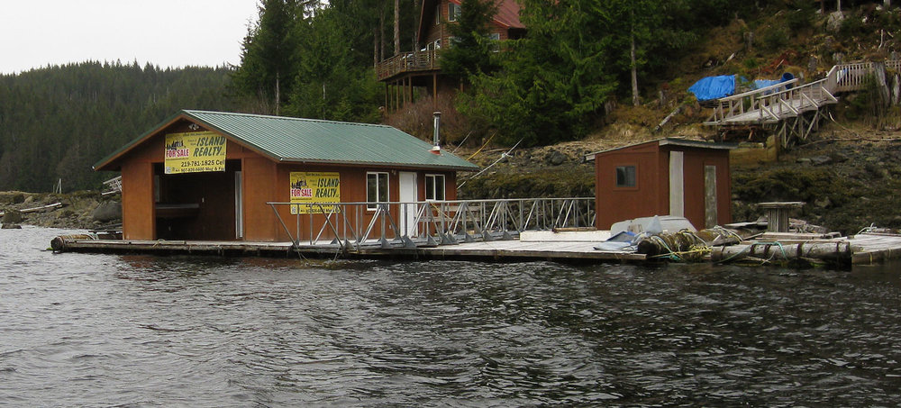 This floating shop is for sale. It needs to be moved to a new location. Info is HERE