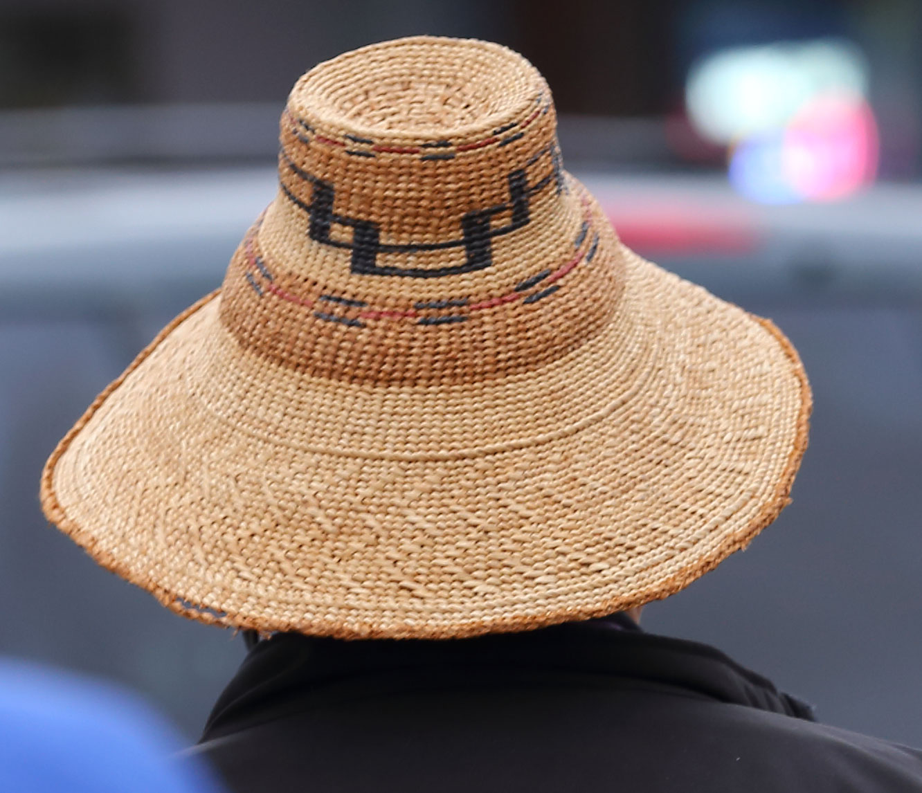 Alaska Native woven hat Wrangell