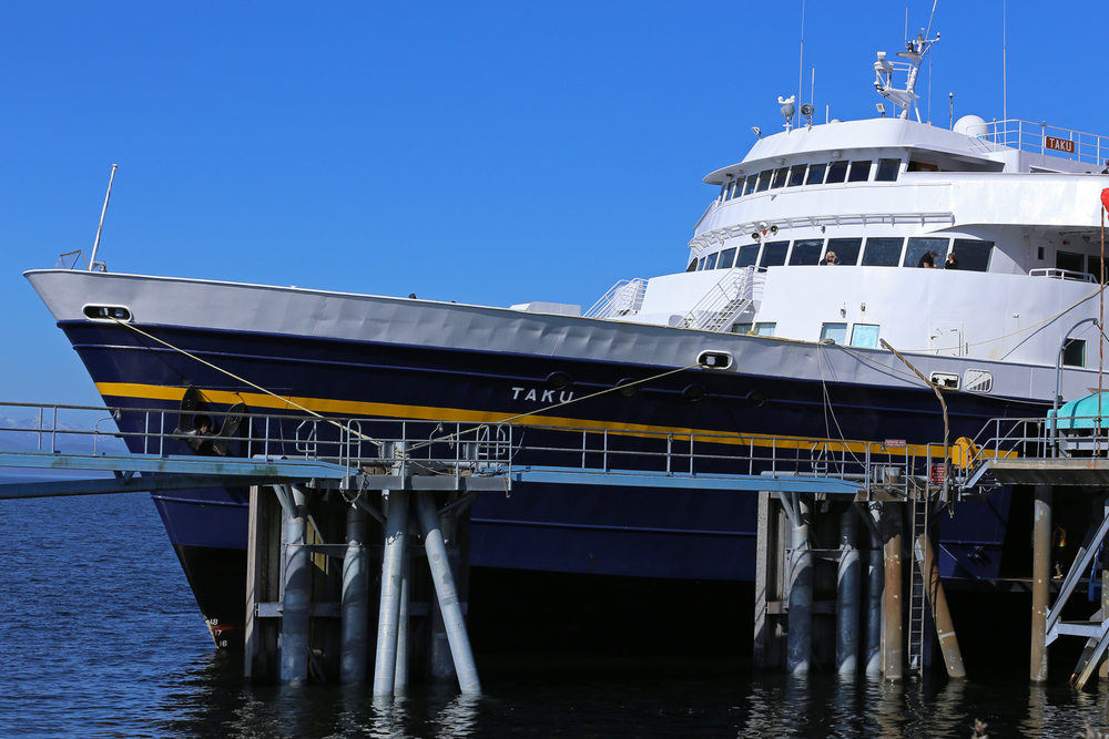 Alaska Marine Highways ferry M/V Taku in Wrangell