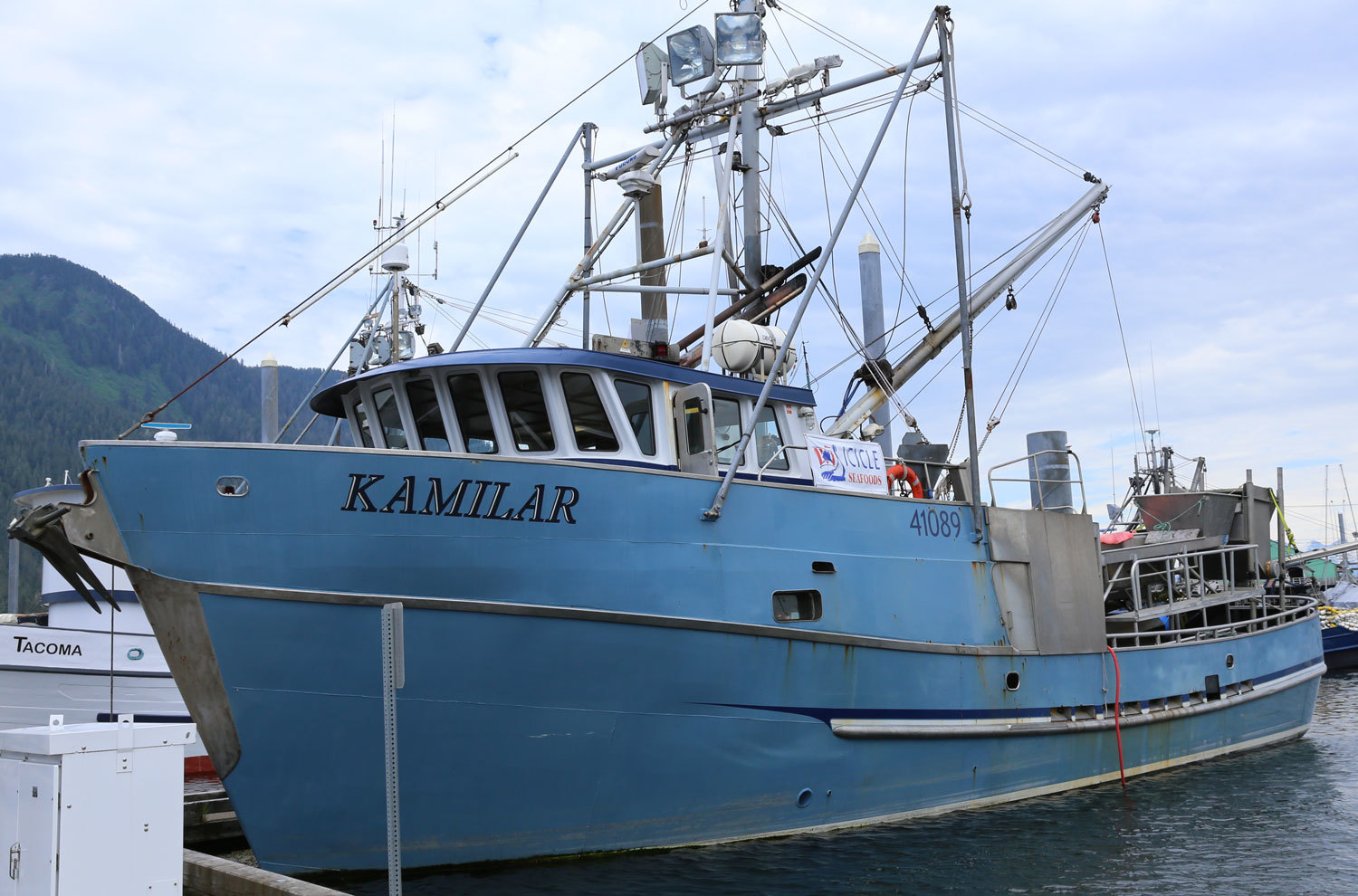 Kamilar fishing boat longliner tender Southeast Alaska